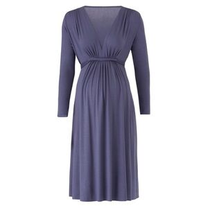 RACHEL PALLY • Slate Blue Long Sleeve Maternity Dress